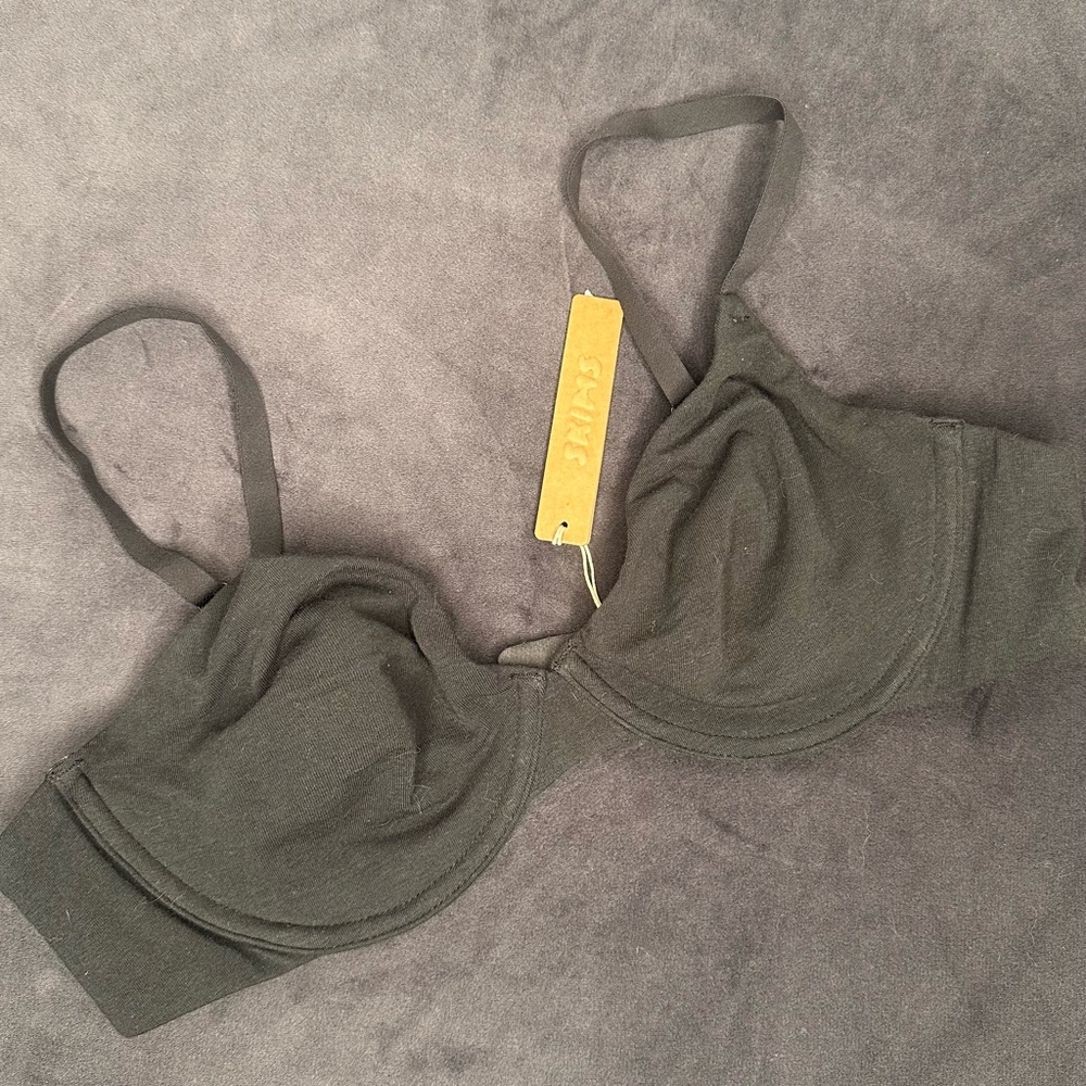SKIMS COTTON JERSEY T-SHIRT BRA 36C
